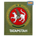 Шеврон на липучке «Герб Республики Татарстан». Размер 100х85 мм. 