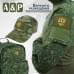 Шеврон на липучке «Золотой герб РФ». Размер 80х50 мм. 